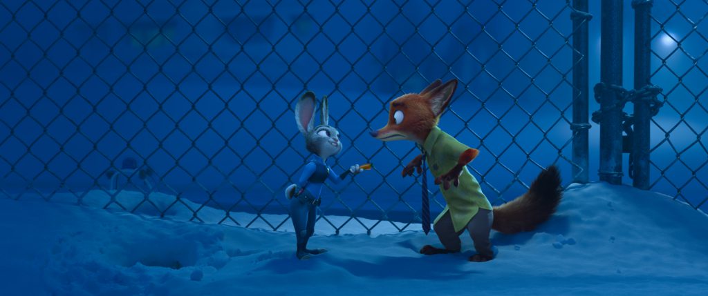 ZOOTOPIA – Pictured (L-R): Judy Hopps, Nick Wilde. ©2016 Disney. All Rights Reserved.